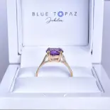 Pierścionek z ametystem naturalnym Pierścionek z ametystem naturalnym